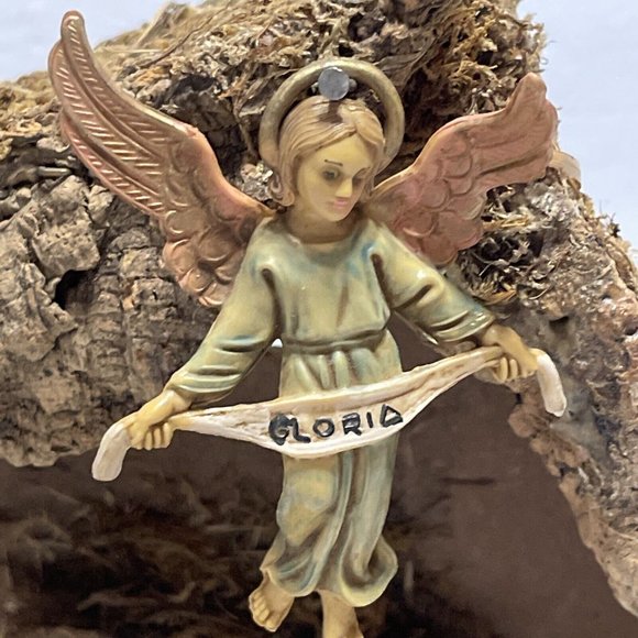 vintage 1989 fontanini manger nativity lot Mary Joseph Jesus Wise Men Animals - Picture 11 of 12